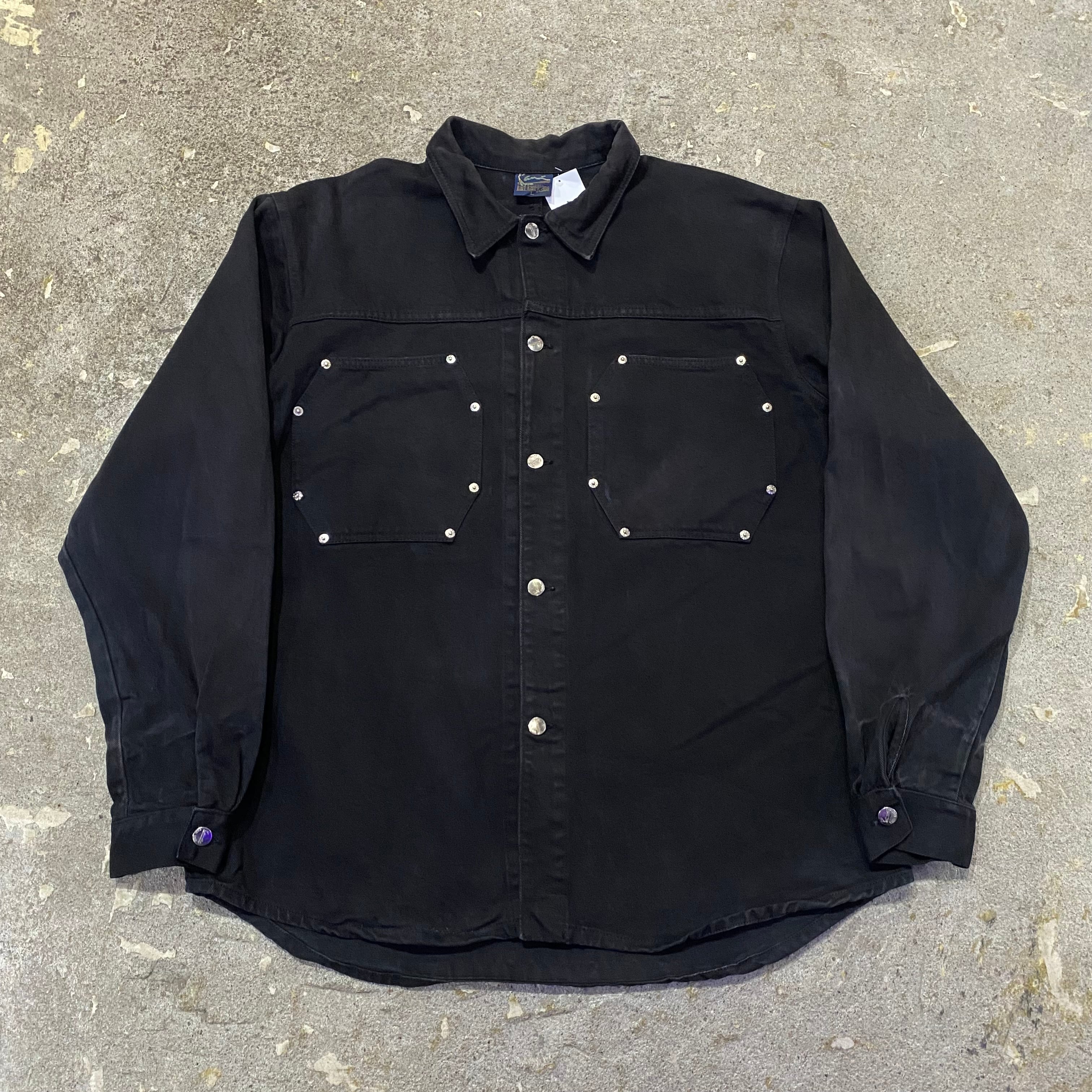 90s KARL KANI black denim design jacket【仙台店】