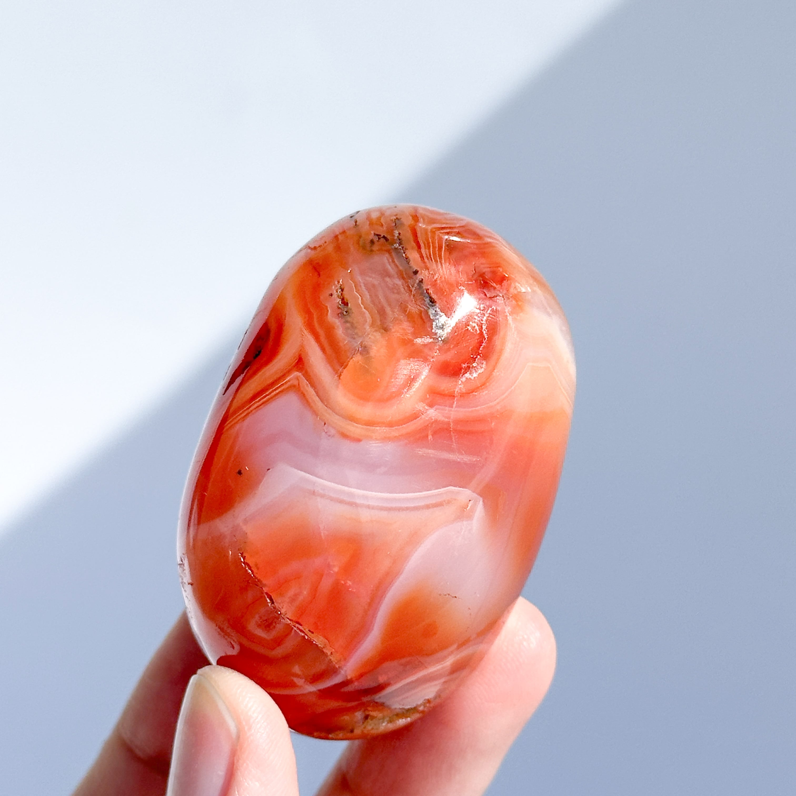 カーネリアン パーム 13♢ Carnelian ♢天然石・鉱物・パワーストーン
