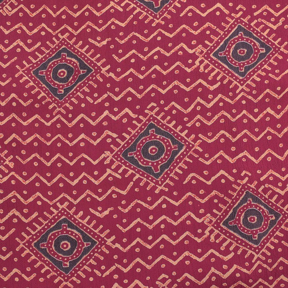 90～00s Trival patternトライバル柄 幾何学模様 総柄 ポリエステル