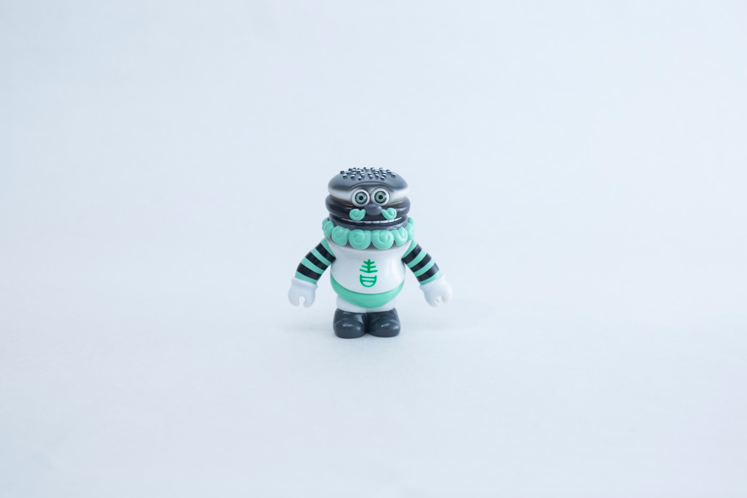BURGERMAN 青坊主 別注【Green】バーガーマン ソフビ