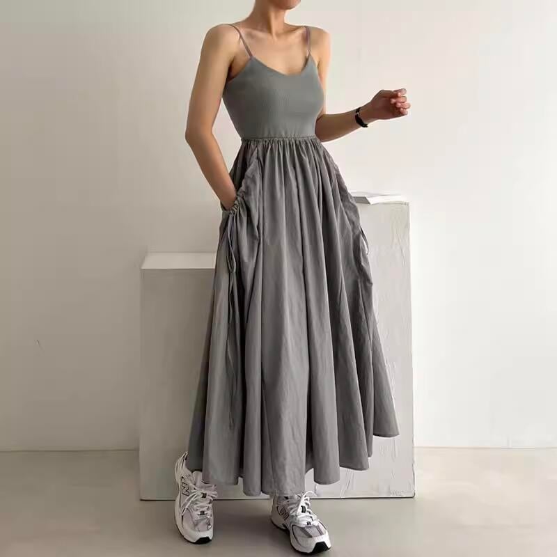 camisole switching dress 10545