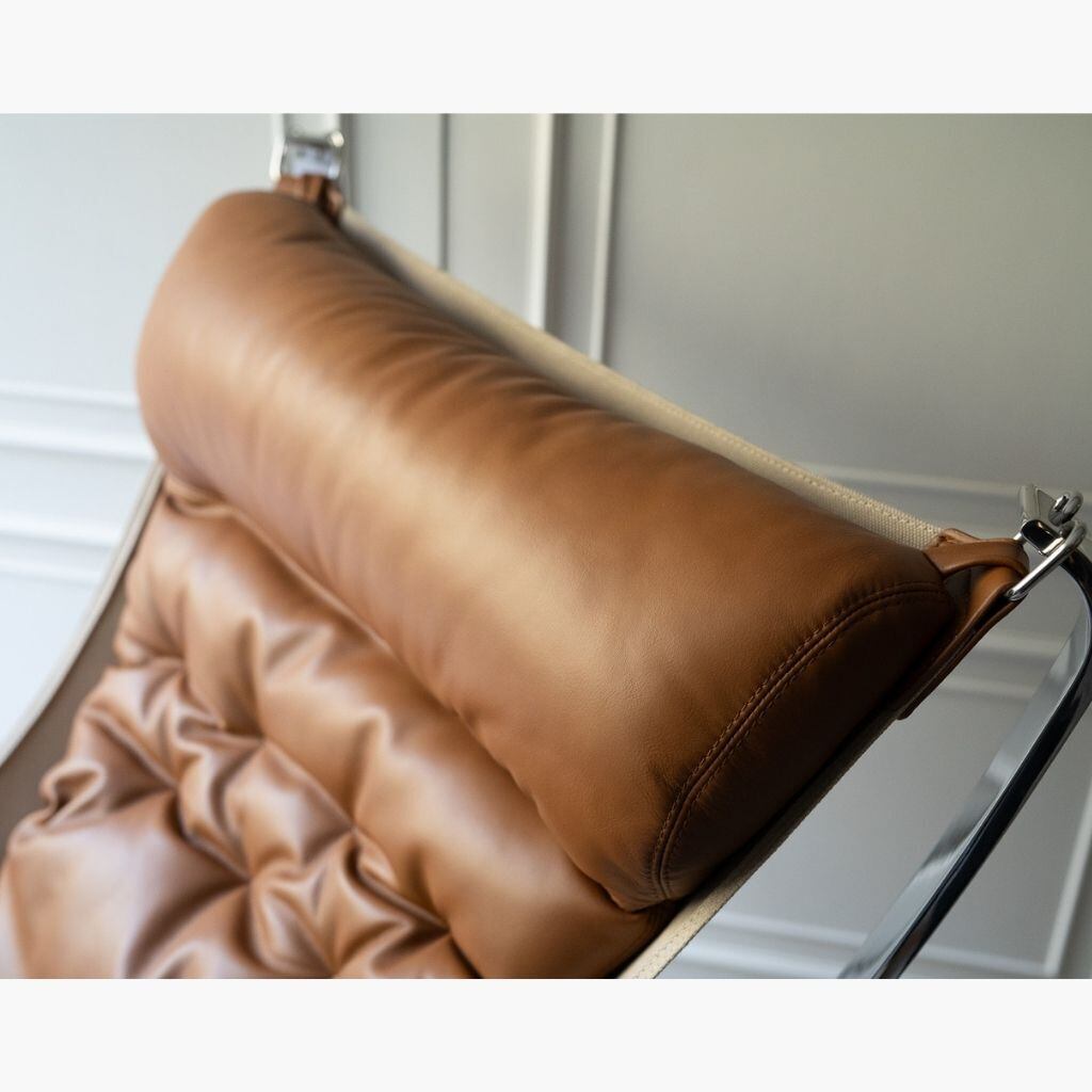 Falcon Chair Oil-Leather Brown / ファルコンチェア オイルレザー