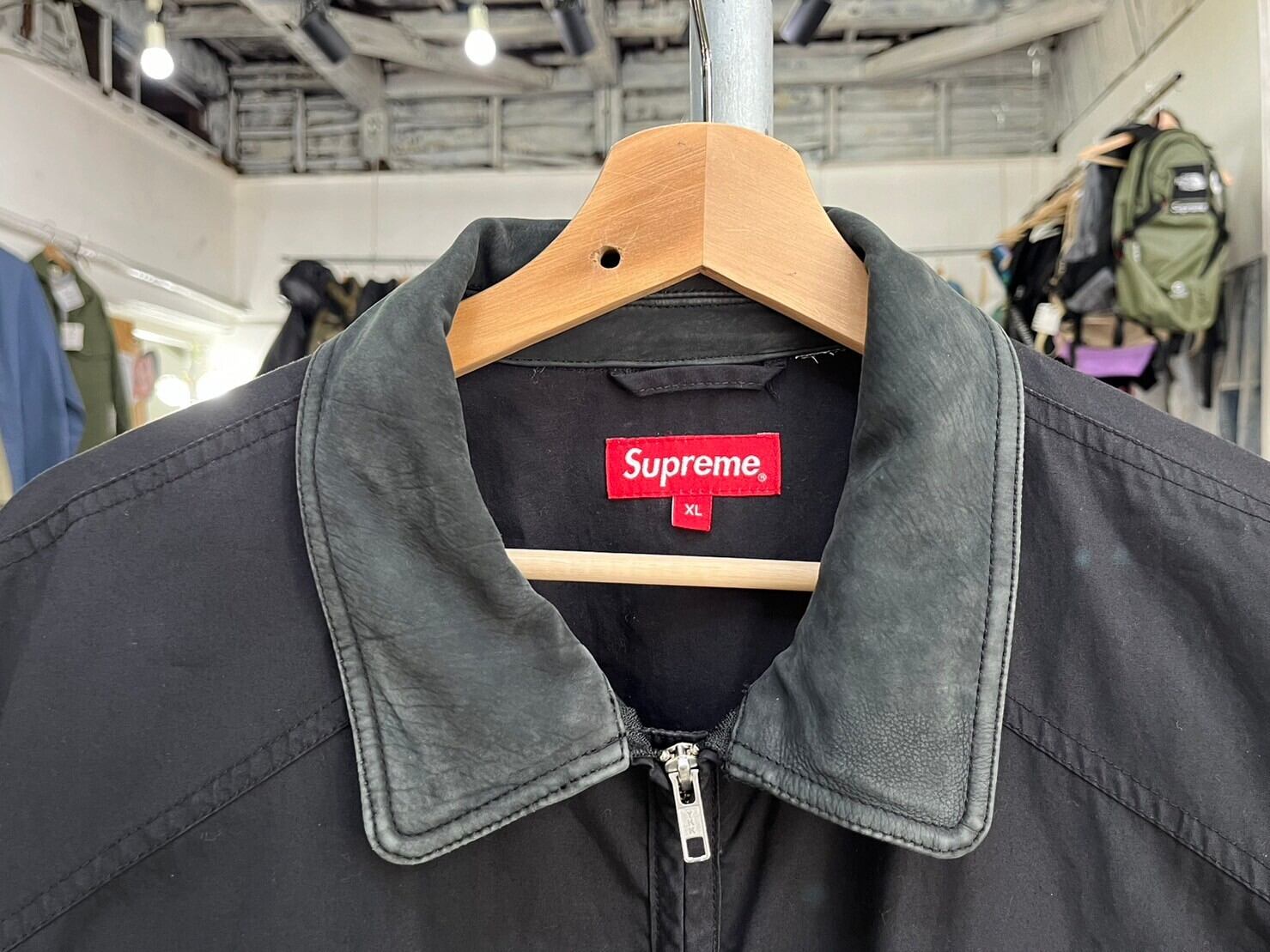 Supreme COTTON UTILITY JACKET BLACK XL 62137 | BRAND BUYERS OSAKA