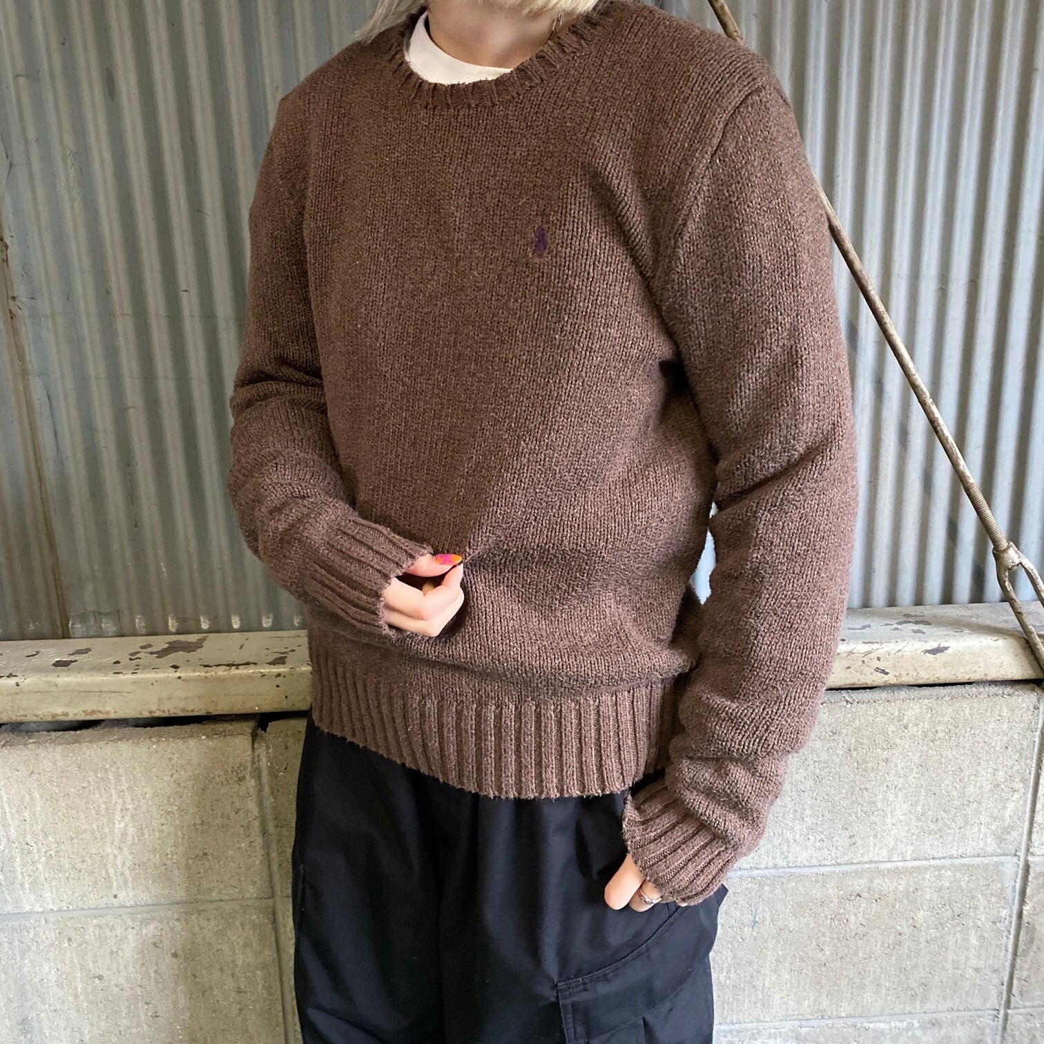 Polo by Ralph Lauren ポロバイラルフローレン リネン×コットンニット 