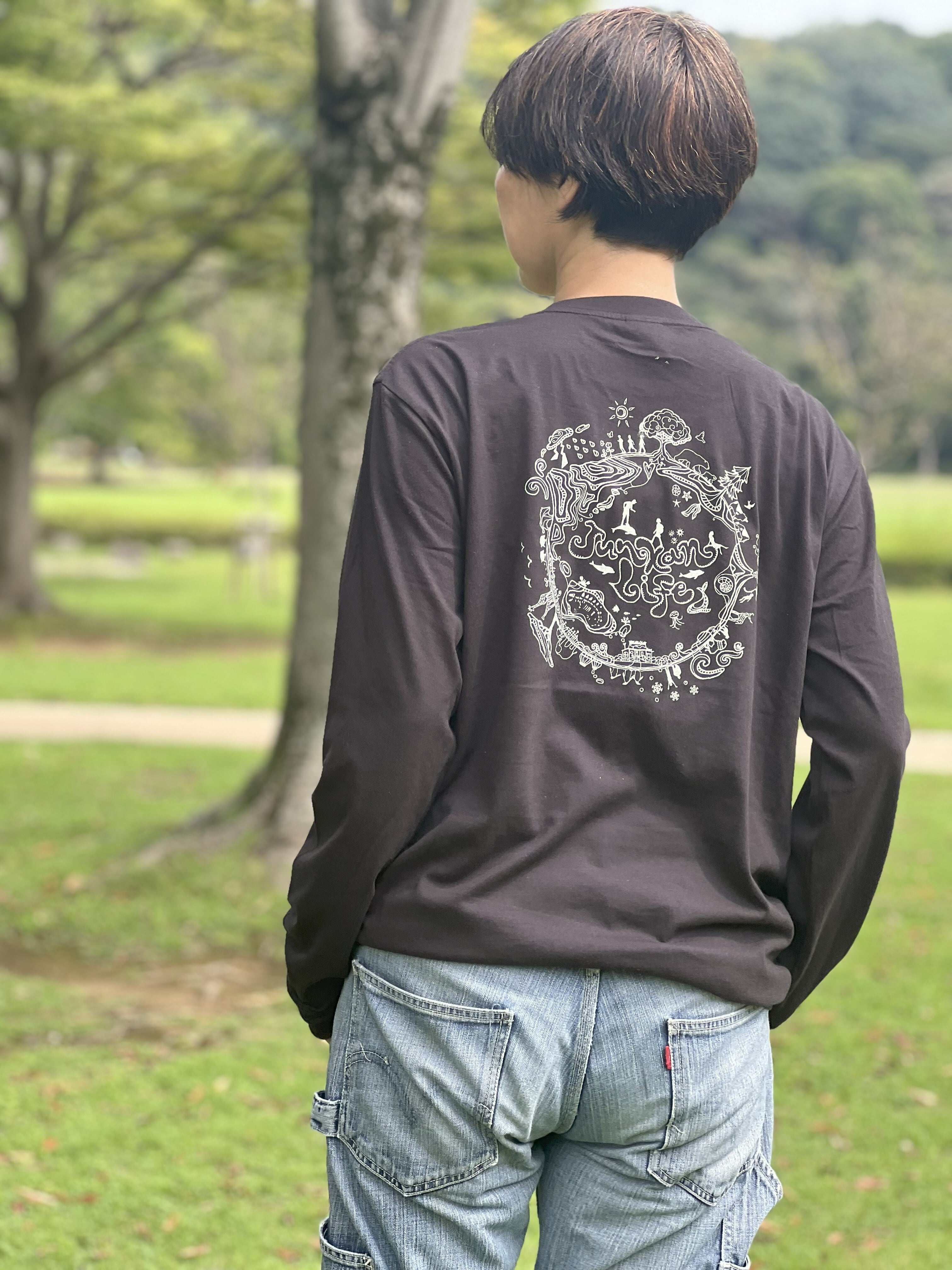 【数量限定】循環Lifeオリジナル オーガニックコットン長袖Tシャツ(全5色)