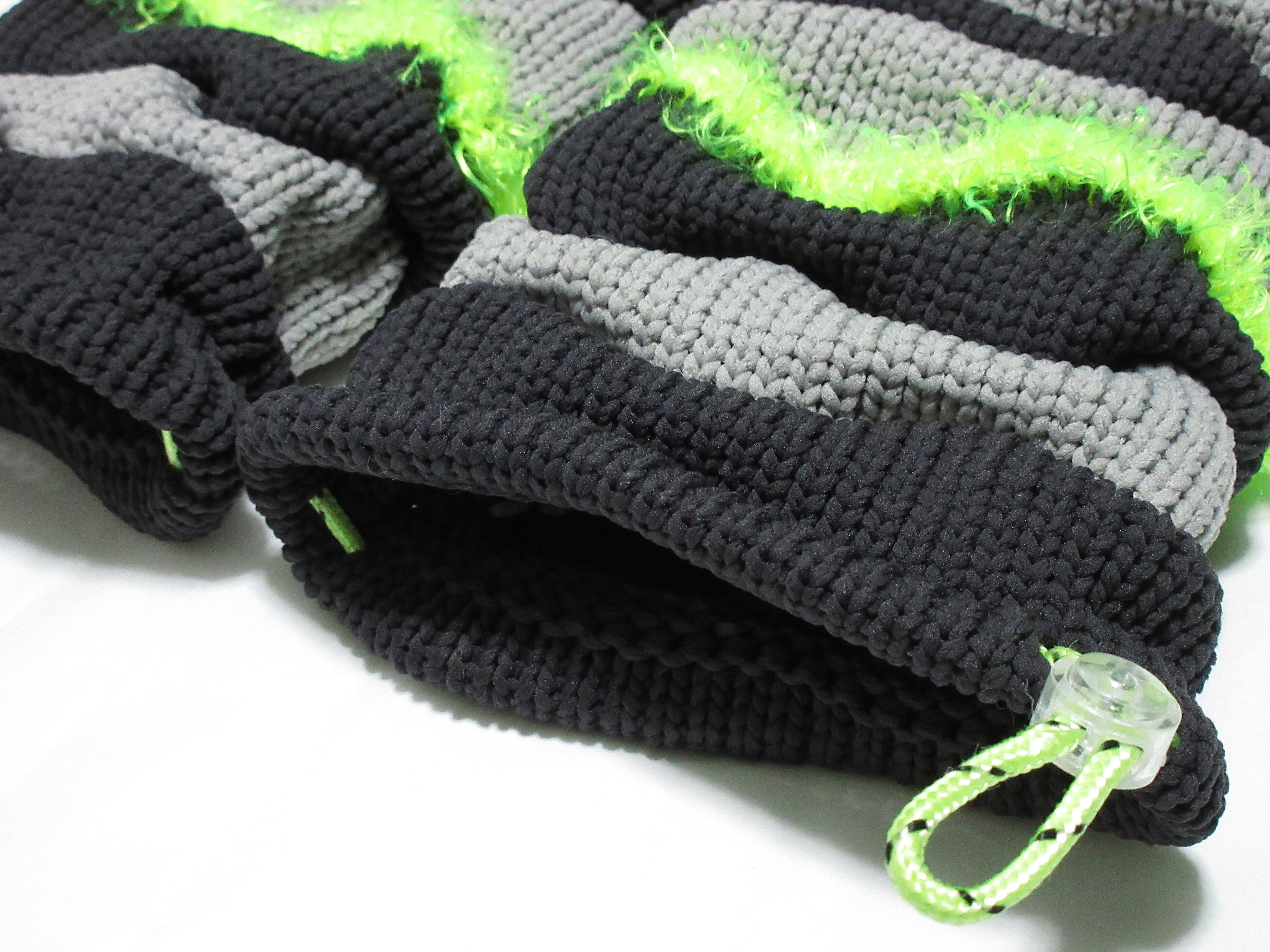 Neon Pintuck Leg Warmers (B×N) | TA2YUKI