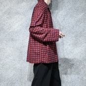 NAUTICA fake suede pajama shirt