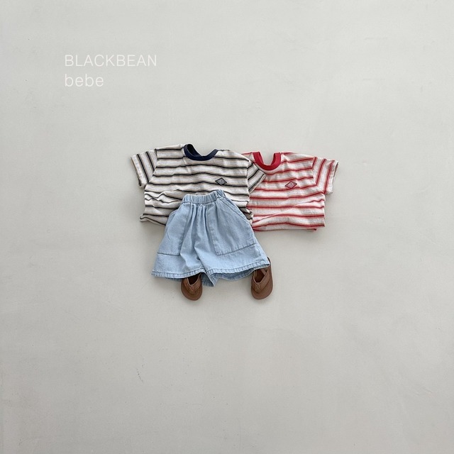《予約》送料無料【BLACK BEAN】bebe) Marine T