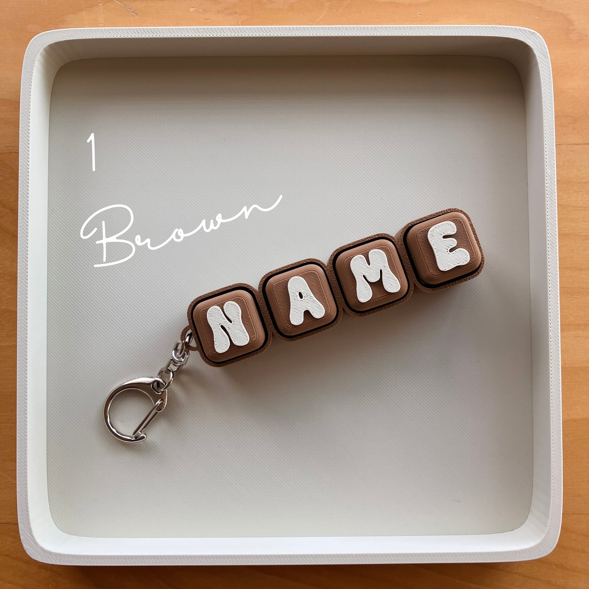 Made to order Name Clicker ～ お名前クリッカー ｜手触り小物 | deco