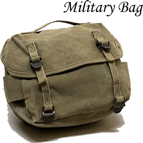 1点物◇ミリタリー赤十字キャンバスショルダーバッグ斜めがけバッグ