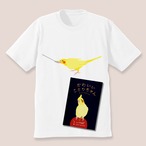 2点セット 絵本『かわいいことりちゃん』（イラスト&サイン入り）ジュージュー挿し餌（ひなのごはん）Tシャツ