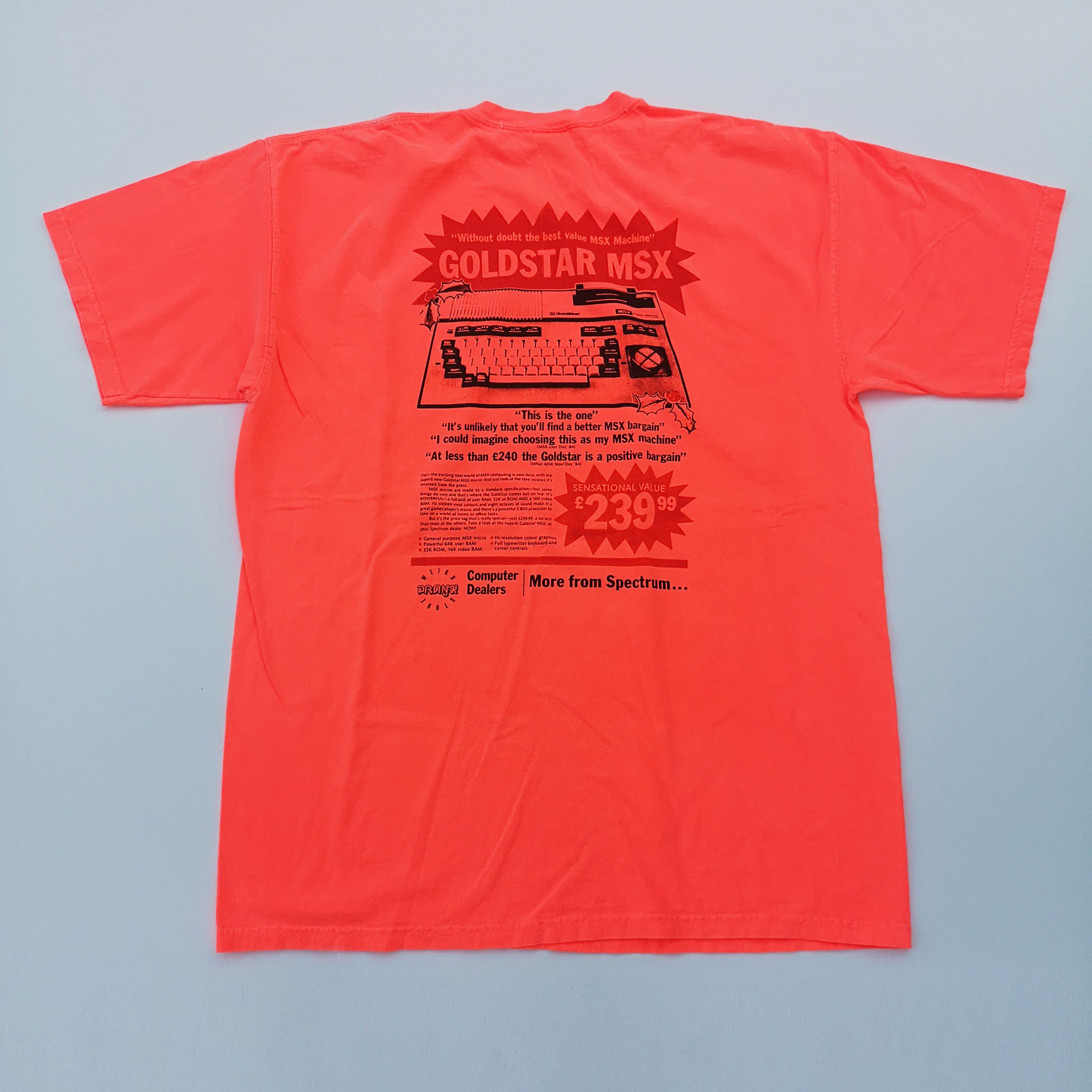 Pee Cee For Sale POCKET TEE NEON ORANGE XL