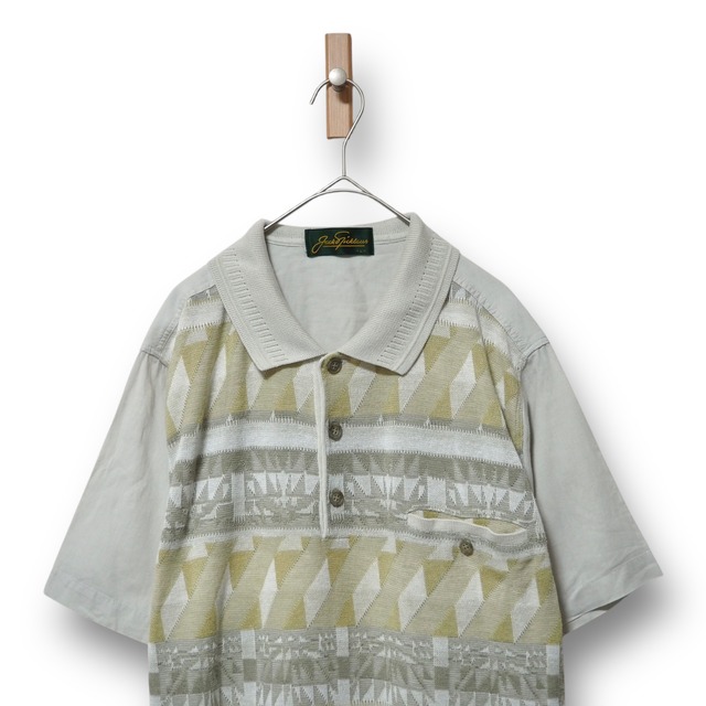 【VINTAGE】デザインポロニット