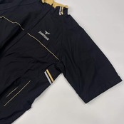 2WAY TOURSTAGE ツアーステージ 裏メッシュ フルジップ 長袖&半袖 ナイロン ジャケット ジャンパー LL/ブラック メンズ ゴルフ