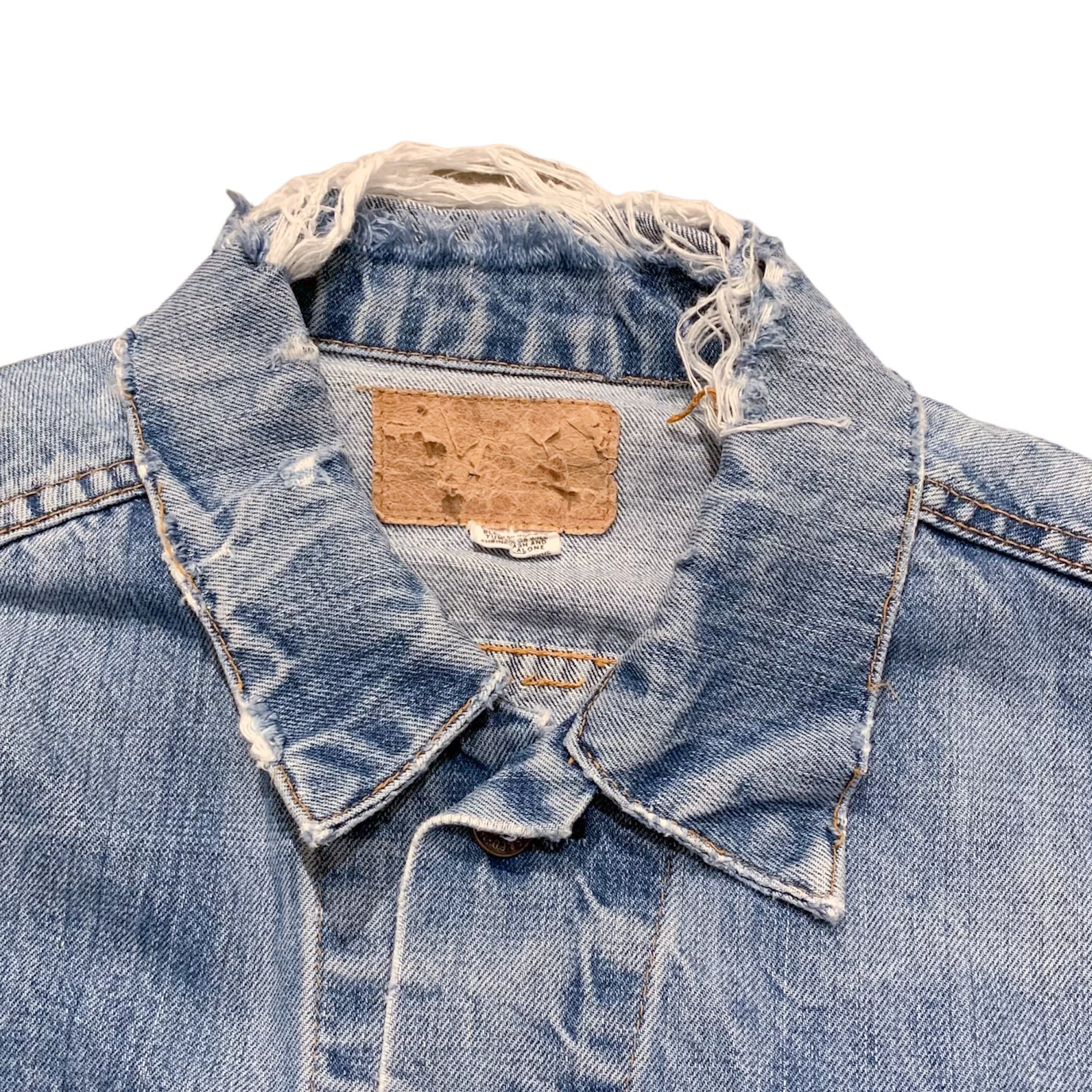 60's LEVI'S 70505 BigE Denim Jacket ビッグサイズ 46 48 ジャンク