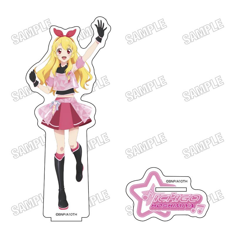 アイカツ! 缶バッチ　星宮いちご さくら マリア オフィシャルショップ限定 4個 星宮いちごだらけ缶バッジ（全15種/ランダム仕様） | A-on STORE