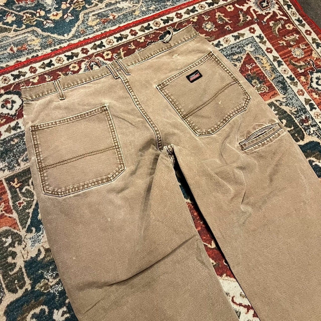 00s Dickies ペインターパンツ ワークパンツ ブラック ペイント W36
