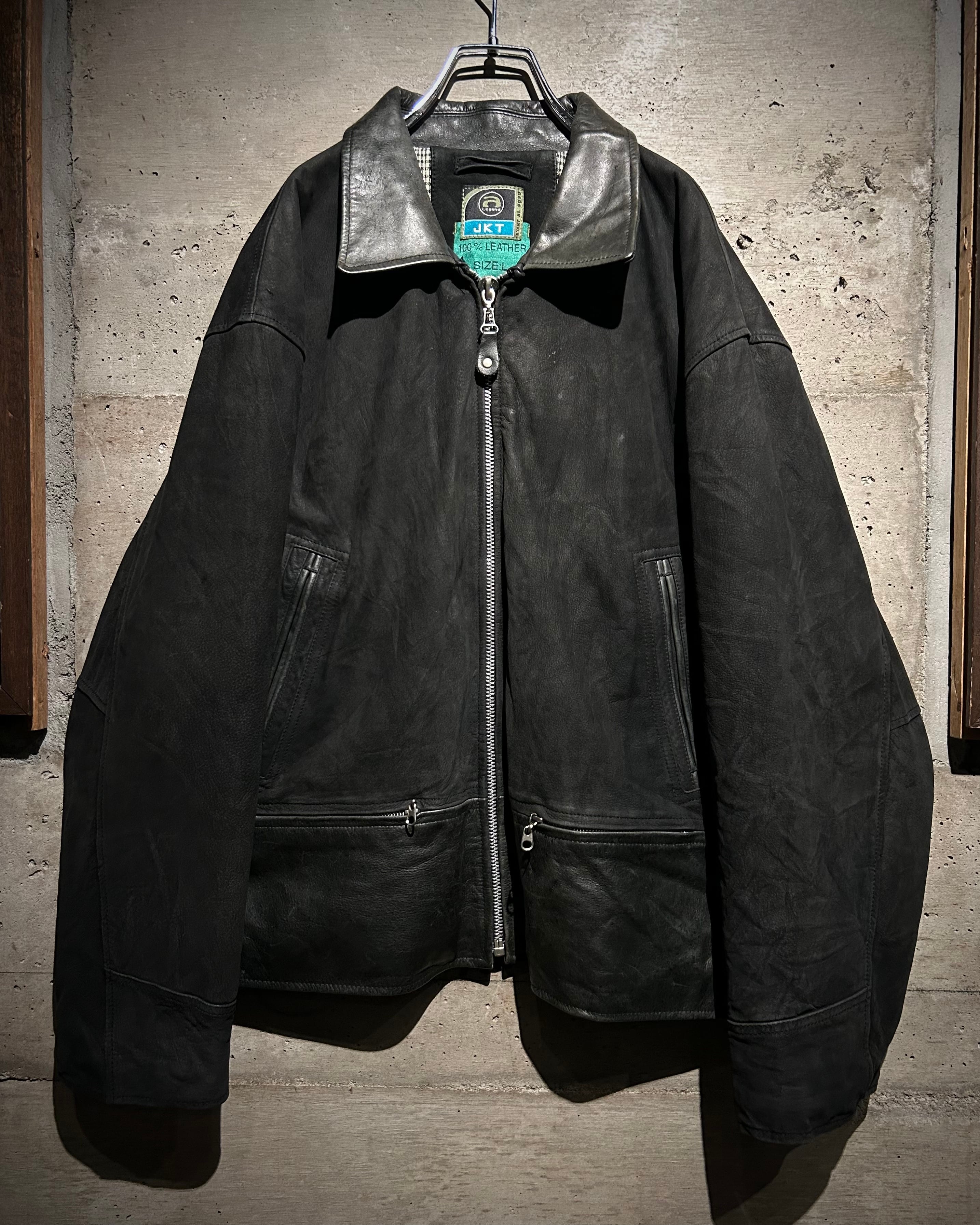 下北沢caka購入 レザーフライトジャケット a.k.a.C.a.k.a】Flight Detail Vintage Leather Jacket | Caka(カカ