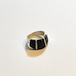 Old 925 Silver & Onyx Ring Made In Hungary