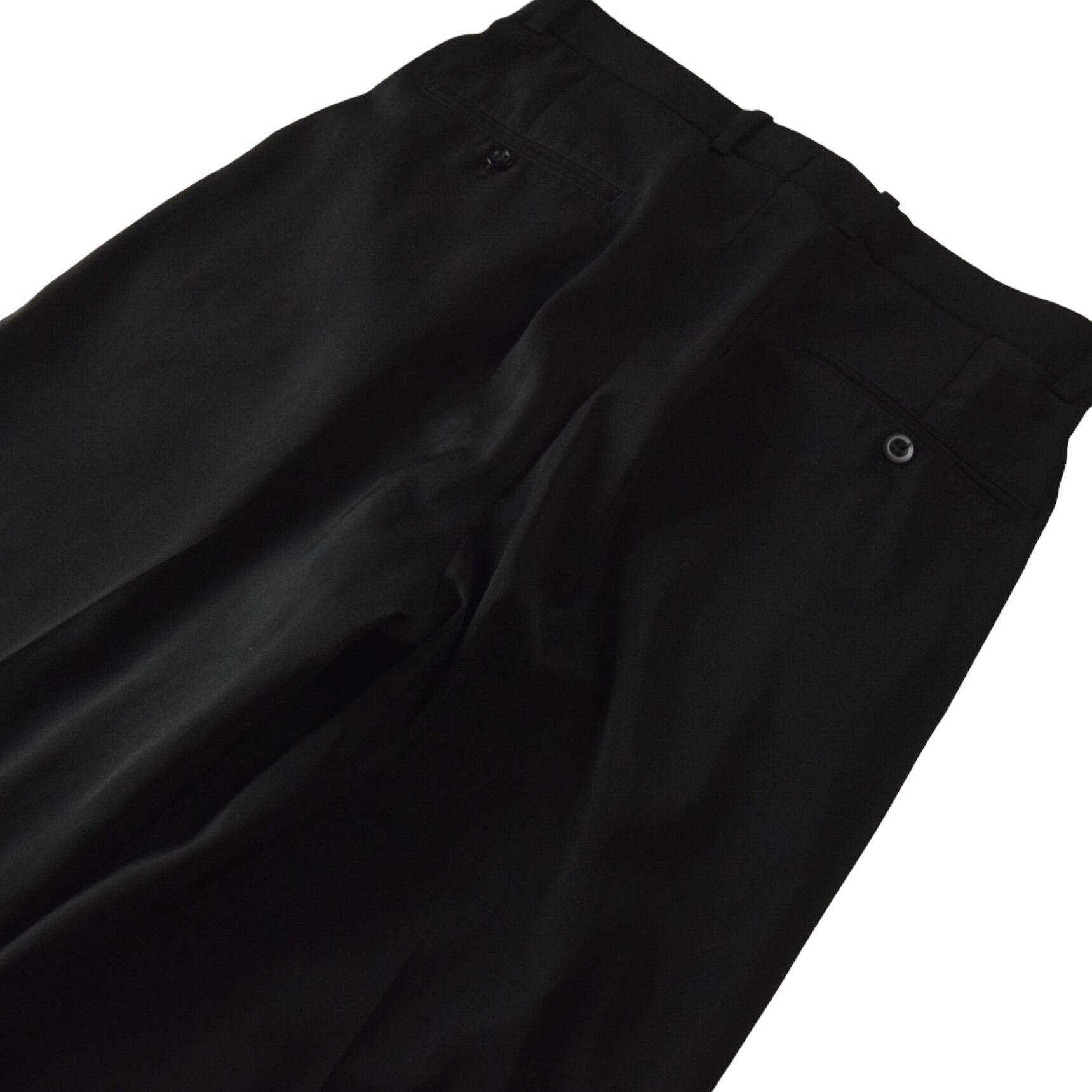 vintage black wide slacks