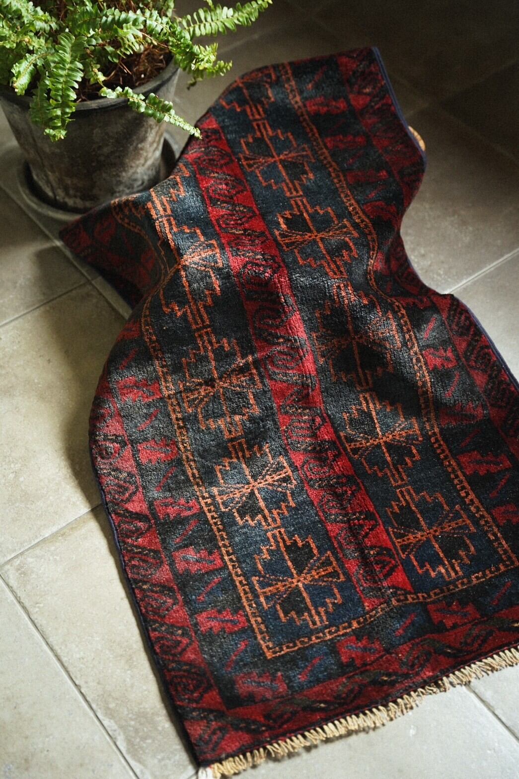 1317-Vintage Baluch rug