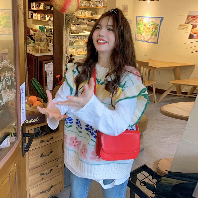 ニットスプリングオータムセーター レッドスタンダード レトロ 春物 秋物 スーパーモール22828883097