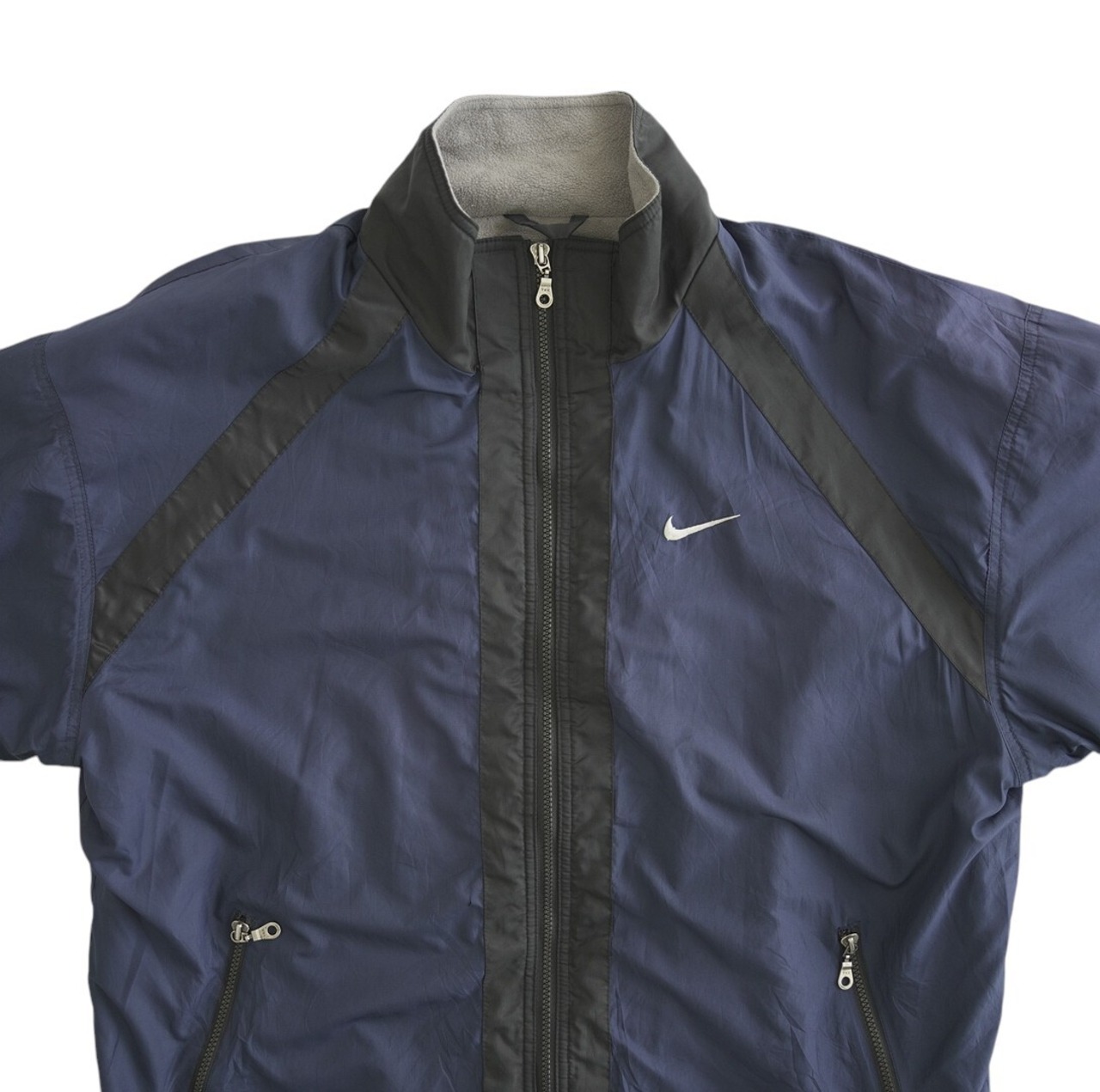 90s NIKE 裏フリース ナイロンジャケット L