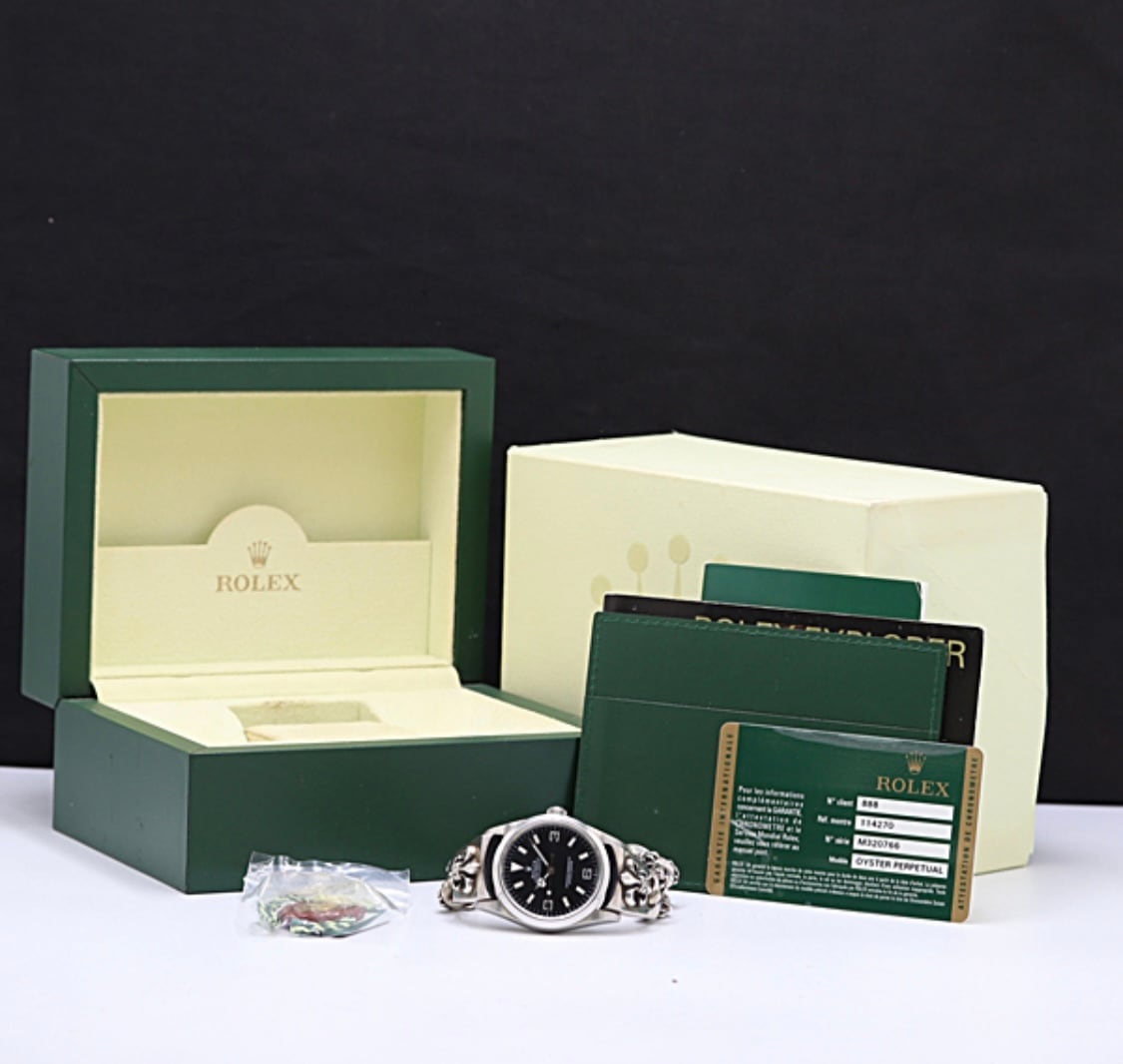 CHROME HEARTS クロムハーツ エクスプローラー ブレス 114270 M番 AT