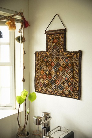 519-Vintage Afghan Salt bag