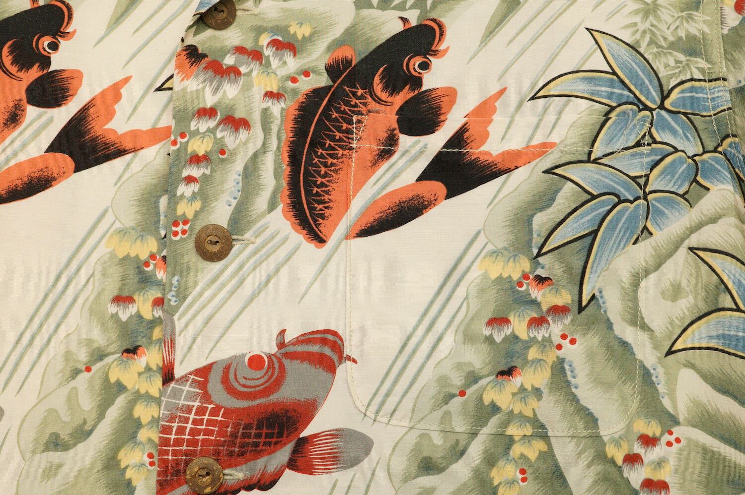 希少　90s KARAKURI 和柄　アロハシャツ　古着　一点物 希少 90s KARAKURI 和柄 アロハシャツ 古着 一点物 【公式通販】