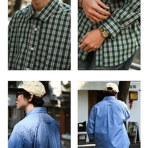 ストリート・ヴィンテージチェックシャツ A2129