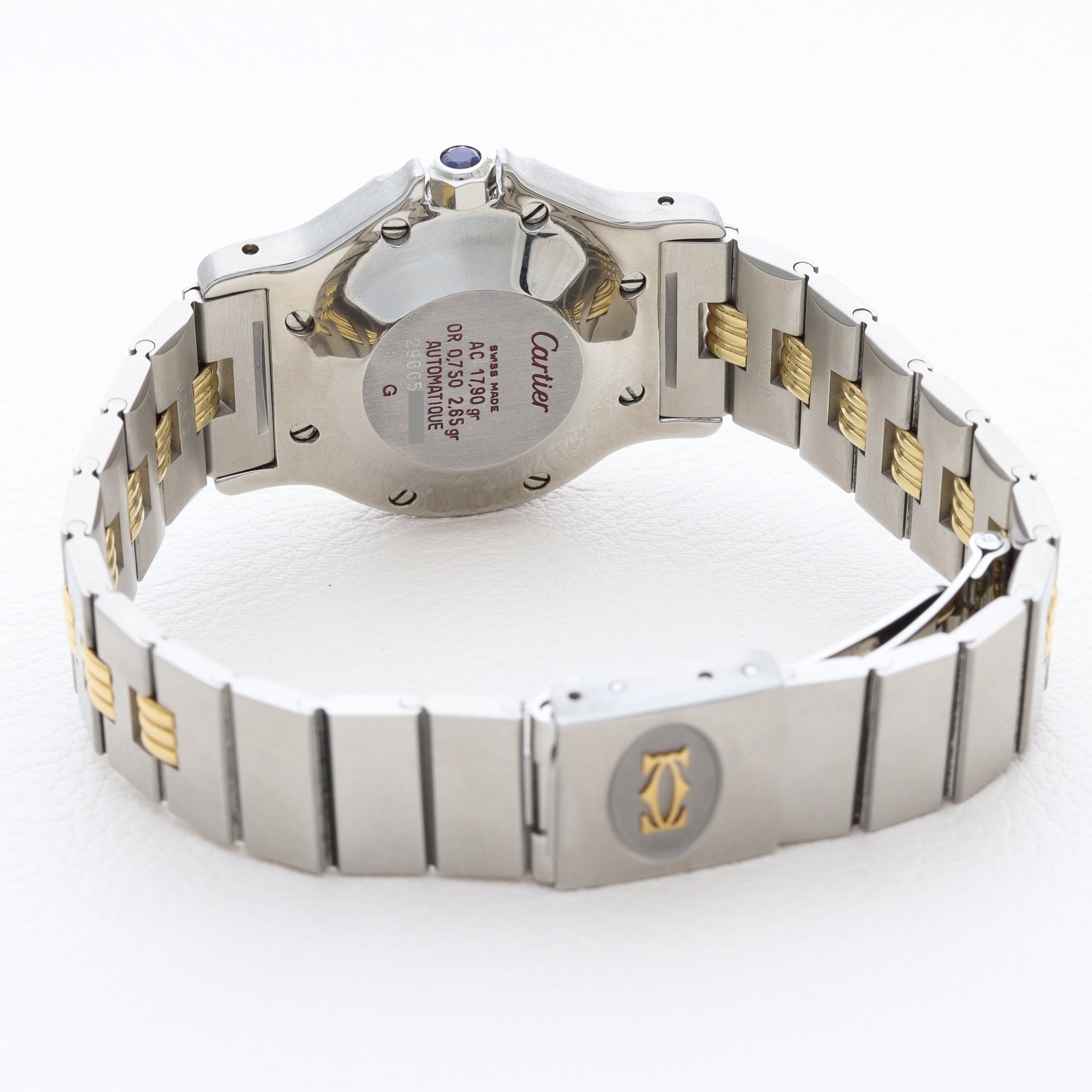 カルティエ サントスオクタゴン LM ゴドロン コンビ 自動巻き 初期型