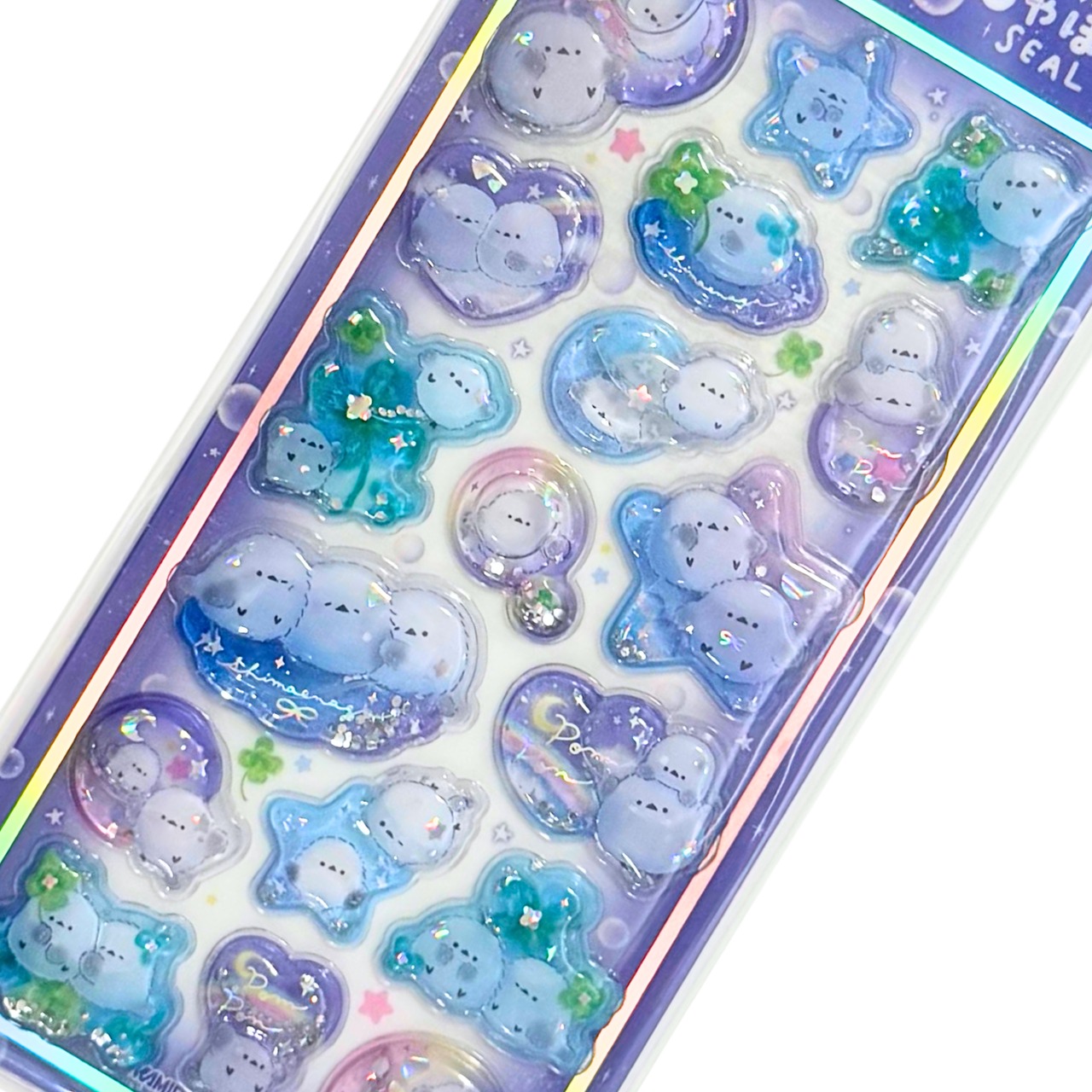 カミオジャパン　ぷくぷくしゃぼんシール　ぽんぽんシマエナガ - 2