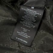 G-STAR RAW ジースター ロゥ デニム切替 フード付き 中綿 ジャケット サイズ M /ブラック×インディゴ/メンズ