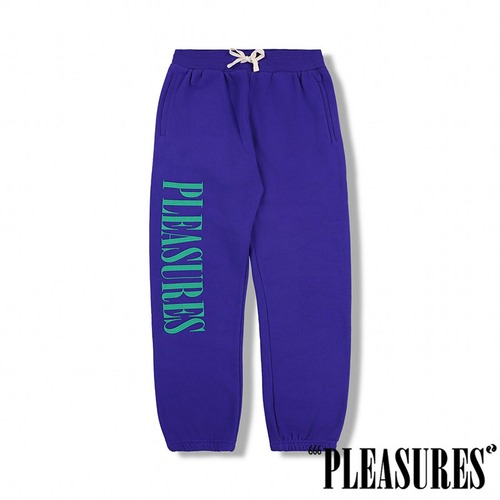 【PLEASURES/プレジャーズ】ONYX SWEATPANTS スウェットパンツ / PURPLE / HOL24-12835