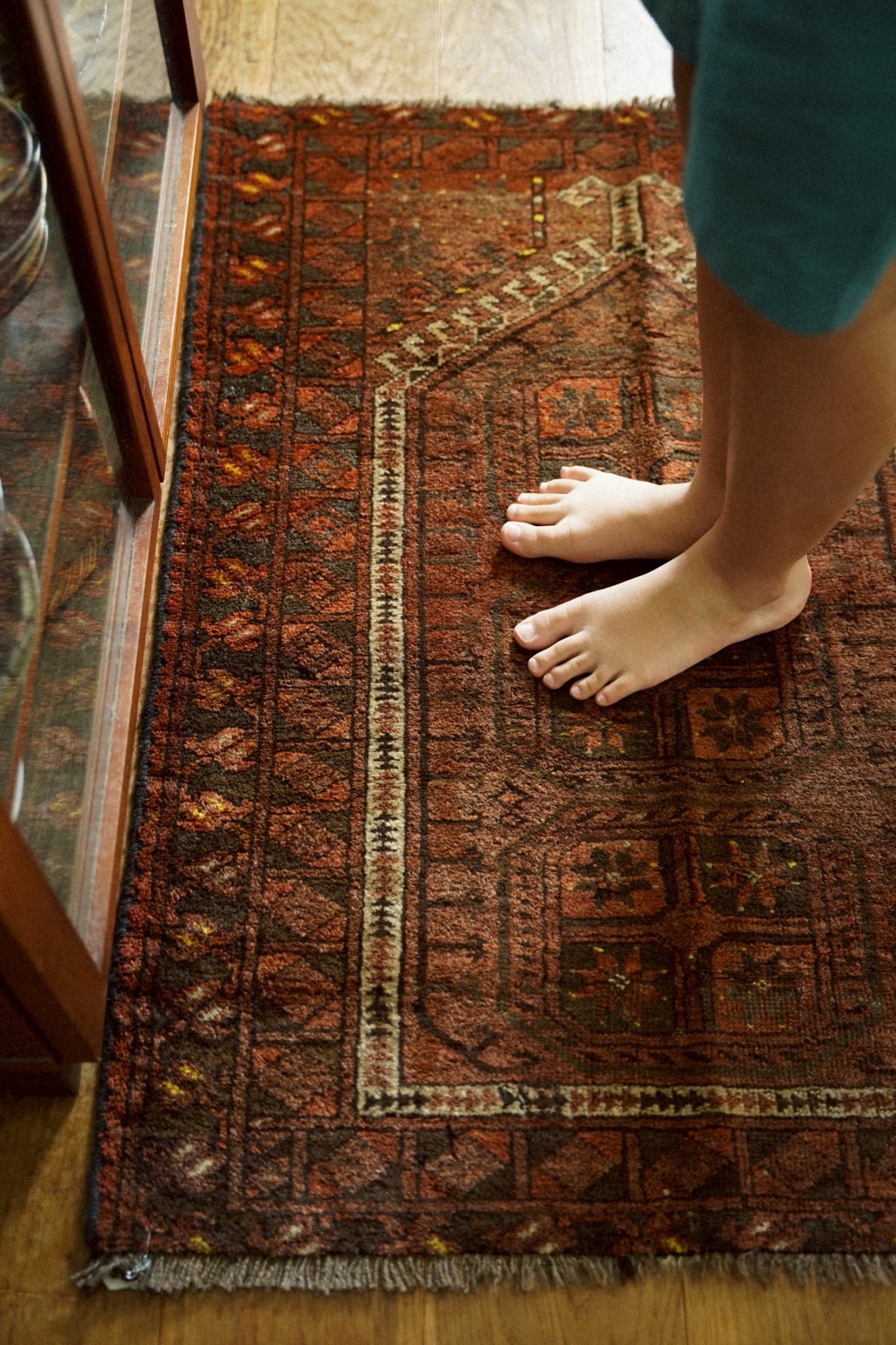 2268 - Semi Antique Turkmen rug | 手織りのヴィンテージラグ専門店