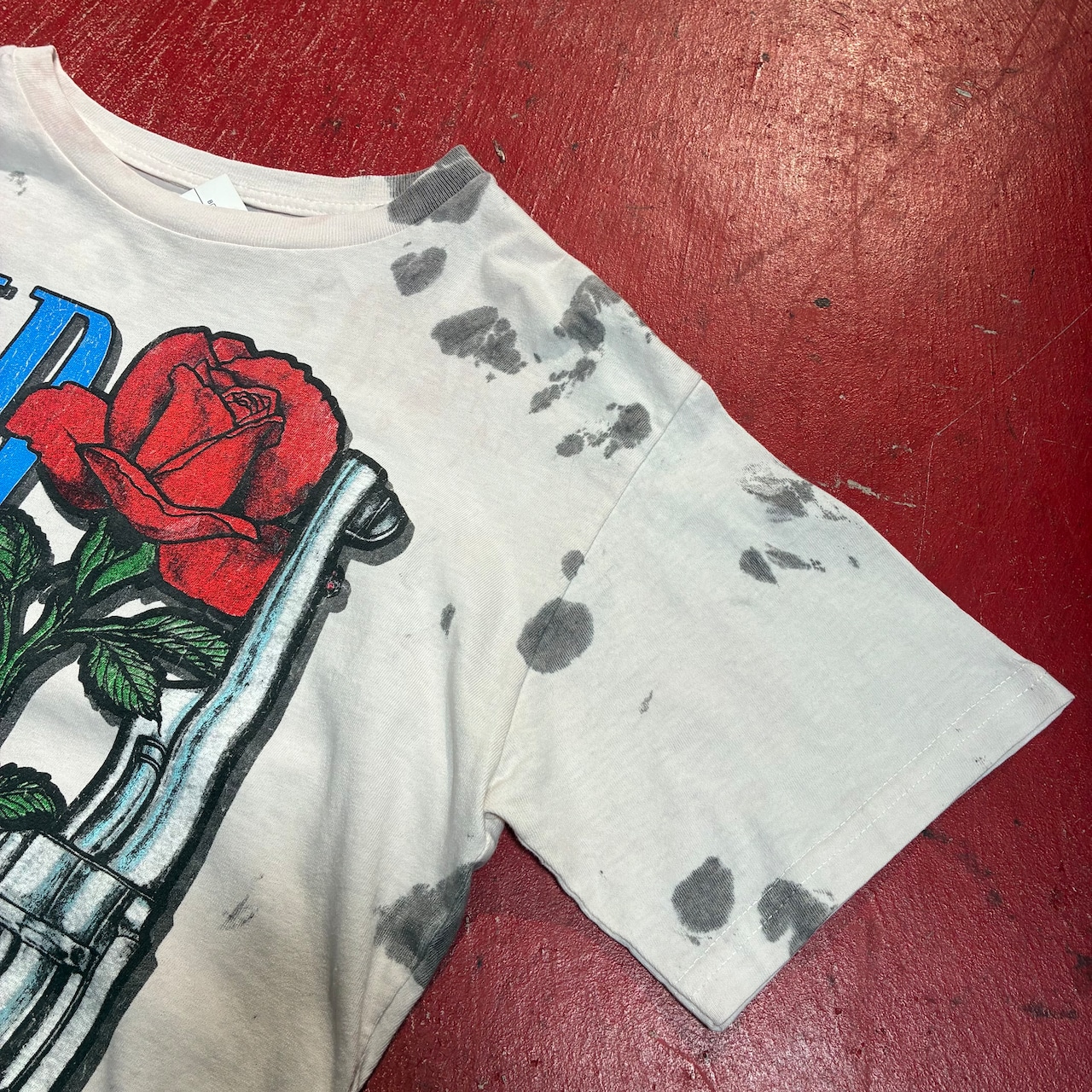 GINS’N ROSES USE YOUR ILLUSION バンドTシャツ 白 ガンズ