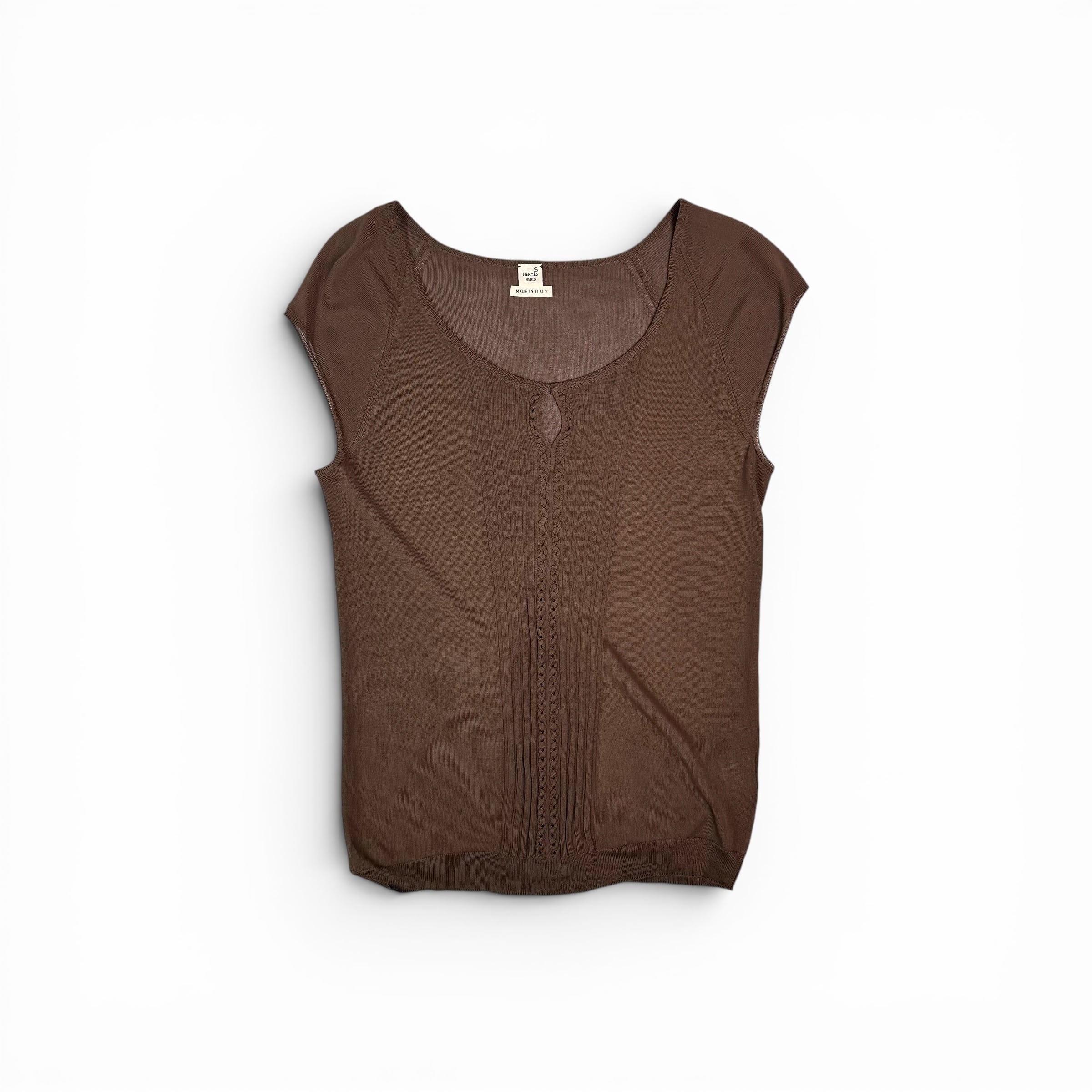 Joe Casely Hayford cable knit print L/S T shirt | seed