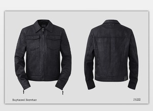 BH 26SS「ドリフター」ハンドメイドワックスコートデニムショート丈ジャケット