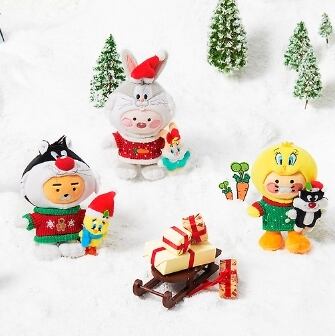 【KAKAO FRIENDS】ルーニーテューンズ ぬいぐるみキーホルダー