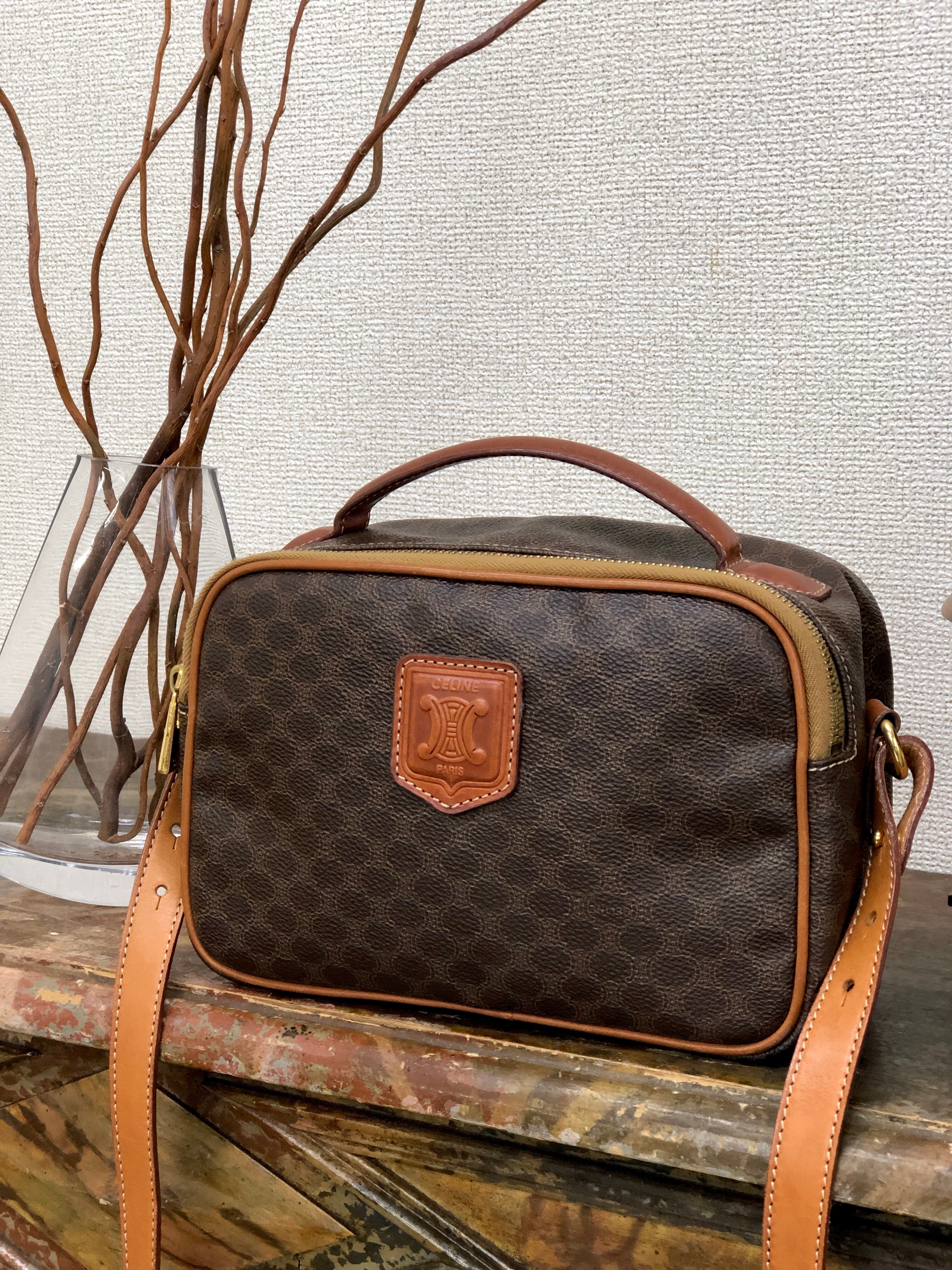 安心の正規品通販 CELINE オールドセリーヌ マカダム柄 バニティバッグ