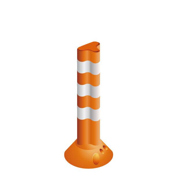 保安道路企画 ポストフレックス スタンダードタイプ 高さ650mm 1本 PF650 hdk