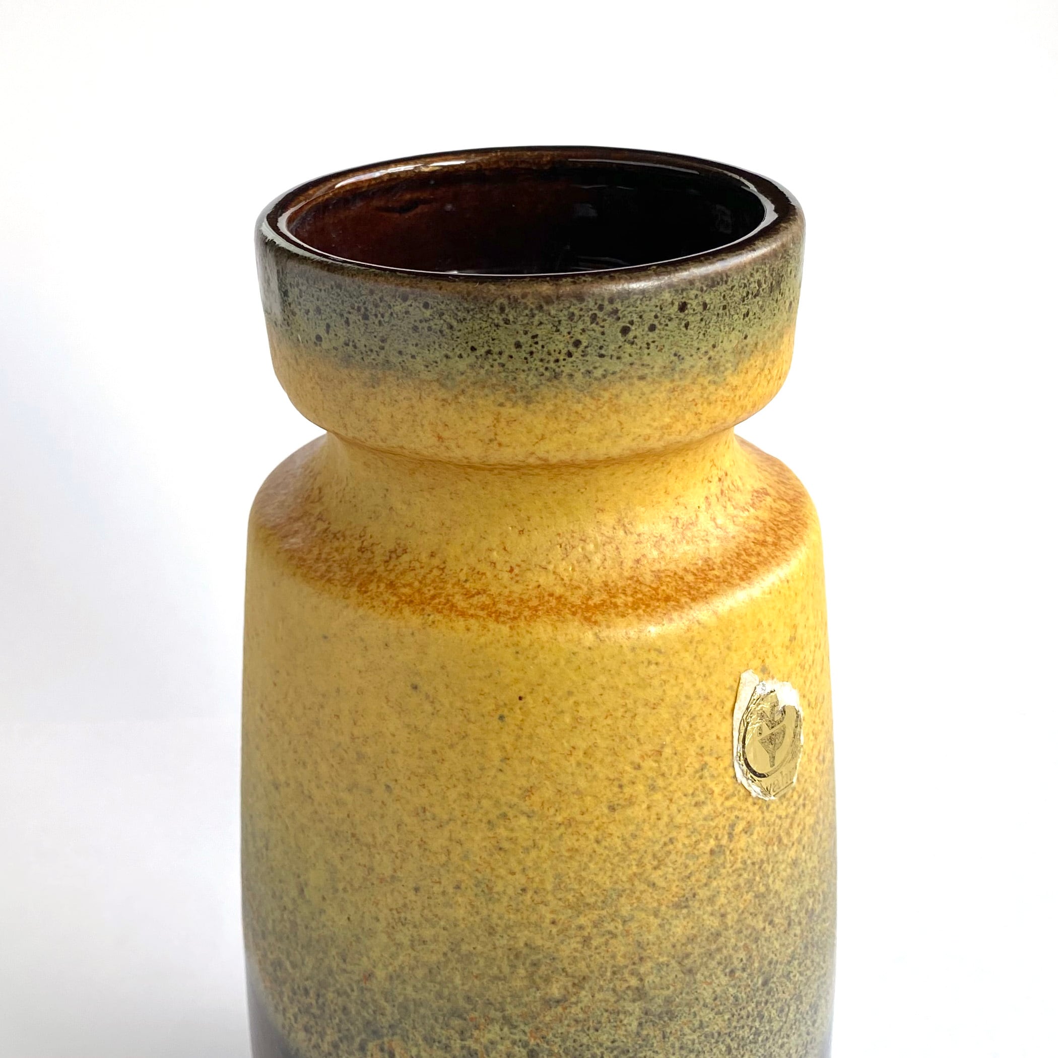 W.GERMANY】1970年代西ドイツ製のヴィンテージ花瓶【FAT LAVA/Carstens