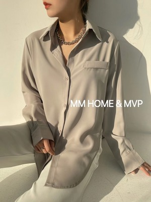 サイドスリット とろみブラウス　AJ42441-309