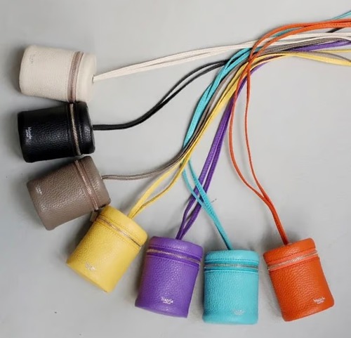 【blancle】S.LEATHER CYLINDER BAG