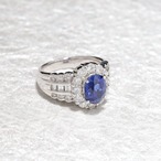 ロイヤルブルー サファイアリング pt900 / 3.080ct / DA 1.090ct