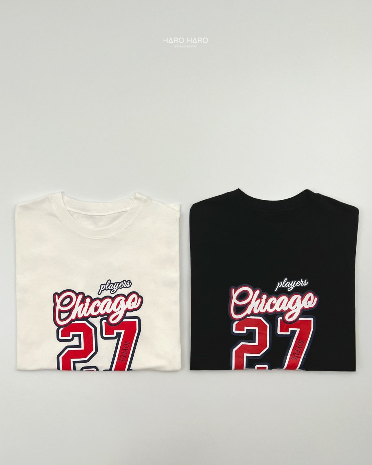 [HARO HARO] (Adult) Player Boxy Tee / [하로하로] (어덜트)플레이어박스티