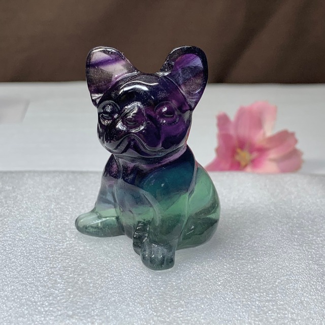 送料込み☆15.フローライト・フレンチブルドッグ
