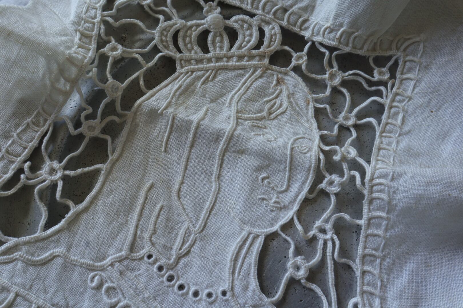 France製 アンティーク手刺繍モチーフ B971 | vmt antique