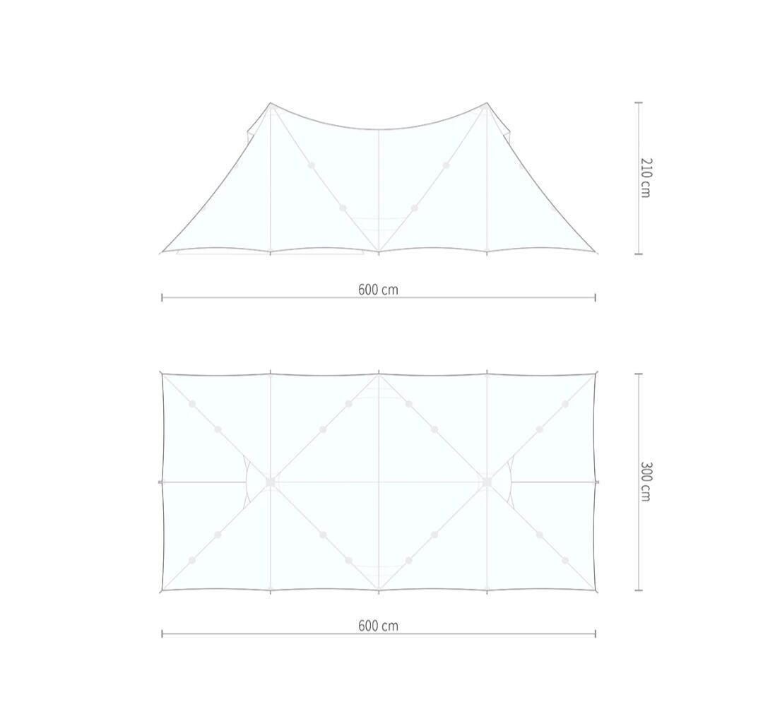 Pretents 「Bealock / Brown」 大型シェルター テント ベアロック ビー